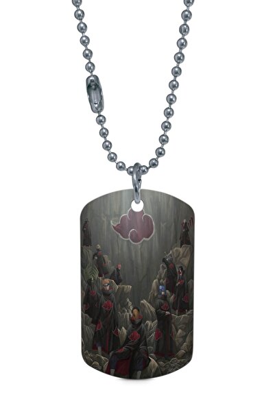 Tasarım Dünyam علامة جندي فضية بنمط الرسوم المتحركة ناروتو - Dft3272