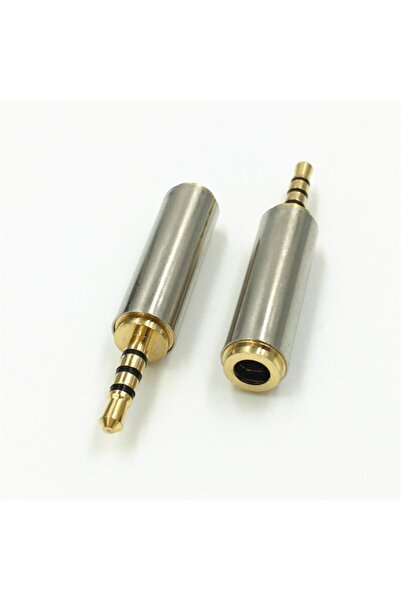 aogo 2.5 Mm To 3.5 Mm Çevirici Adaptör 2.5mm Erkek 3.5mm Dişi 4 Boğumlu Stereo Kulaklık Jakı Dönüştürücü