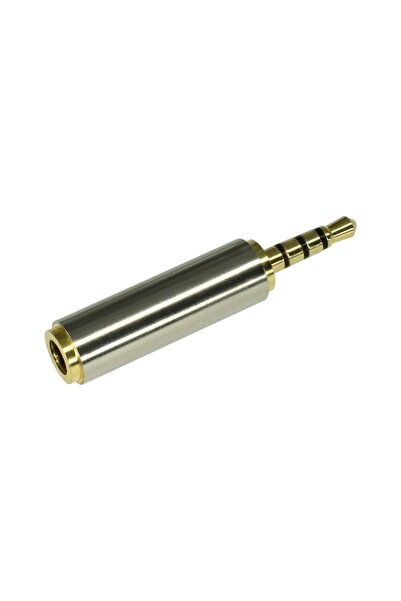 aogo 2.5 Mm To 3.5 Mm Çevirici Adaptör 2.5mm Erkek 3.5mm Dişi 4 Boğumlu Stereo Kulaklık Jakı Dönüştürücü