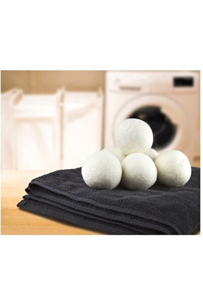 Malinka 7adet Yün Kurutma Topları 5cm Doğal Yumuşatıcı Çamaşır Kurutma Makine...