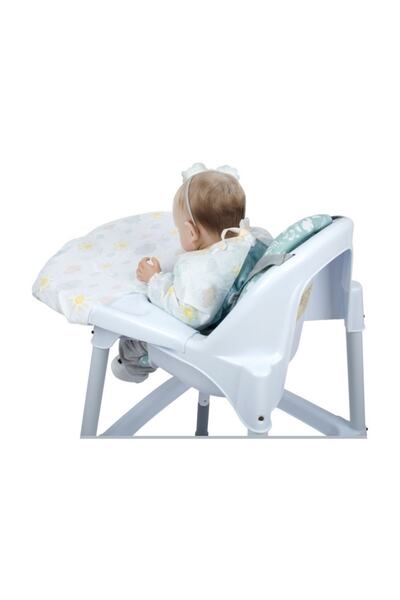 Sevi Bebe Pachet de 5 bavete pentru scaun înalt de unică folosință cu mâneci 264