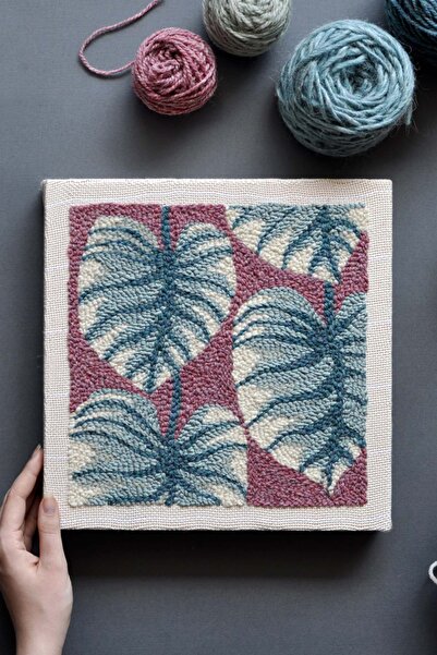 KanvasSepeti 20x20cm 5 Adet 3x2cm Kalınlık Kare Nakış,tuval,kanvas Gerdikmek ...