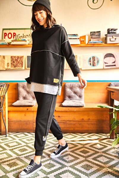 Olalook Sweatsuit - Black - Relaxed
