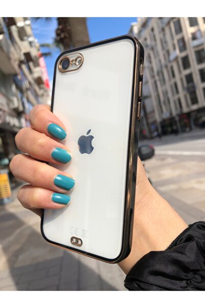 mooodcase Iphone 7 Electrolize Silikonlu Premium Şeffaf Kılıf