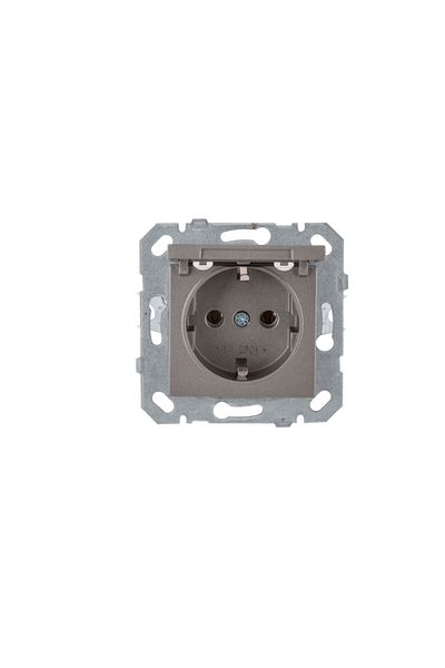 Netelsan Byobu Anthracite Grounded Socket Frameless