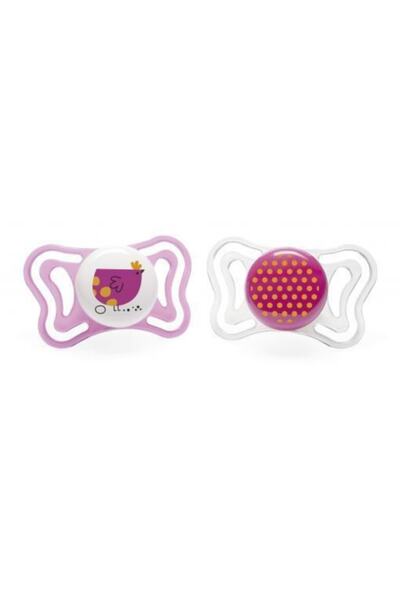 Chicco Boze Soother Physio Light Girl Silikon Emzik 16-36 Ay 2li