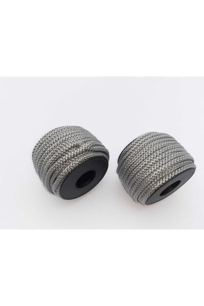 betüşce Gri Renkte 6 Mm Polyester 1.kalite Eşofman Kapşon Bağ Ipi (30 Mt)