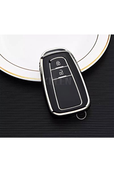 AYZ GARAGE Husă pentru chei pentru Toyota Keyless Entry Material Tpu Negru (2...