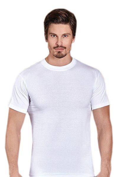 Muraty Men's White 6-Pack 0-Neck Original Clear Undershirt