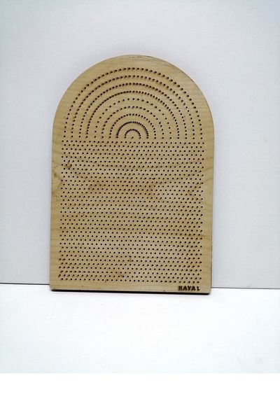 quilling Wooden Cork Floor Work Table with Pins