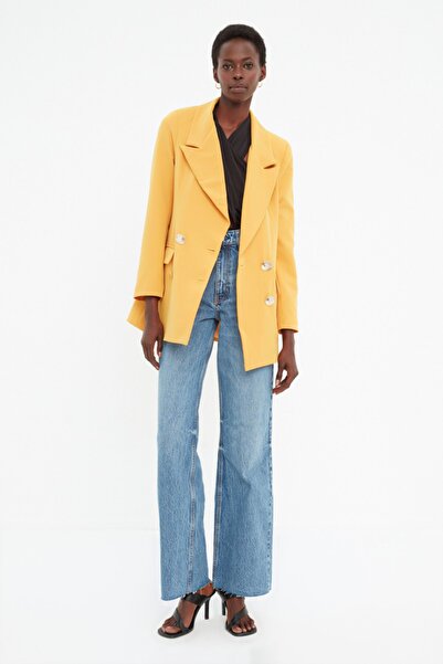 Trendyol Collection Blazer - Gelb - Regular Fit