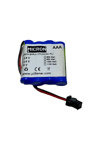 Micron 4.8v 800 Mah Aaa Uzaktan Kumandalı Şarjlı Araba Pili (bataryası)