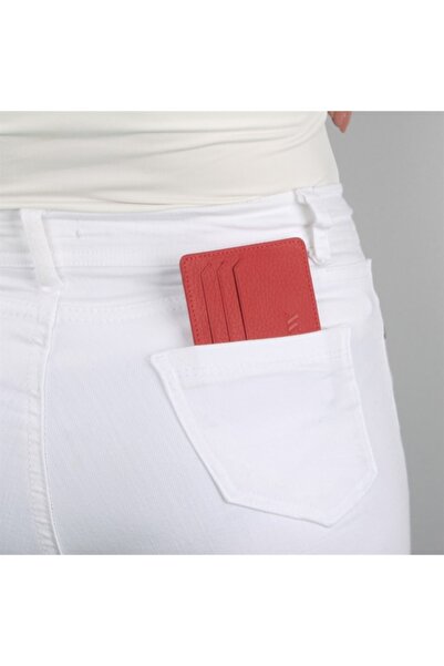 My Valice Unisex Hakiki Deri Cüzdan Ve Kartlık 1817 Kırmızı