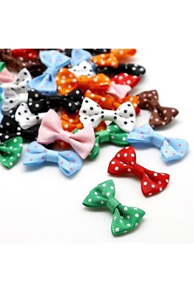 E Elmas شريط فيونكة صغير متنوع (3.5 سم - 25 قطعة)