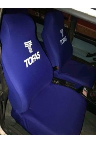 Özdemir Aksesuar Uyumlu Tofaş Servis Kılıfı Ön Arka Penye Takım Mavi