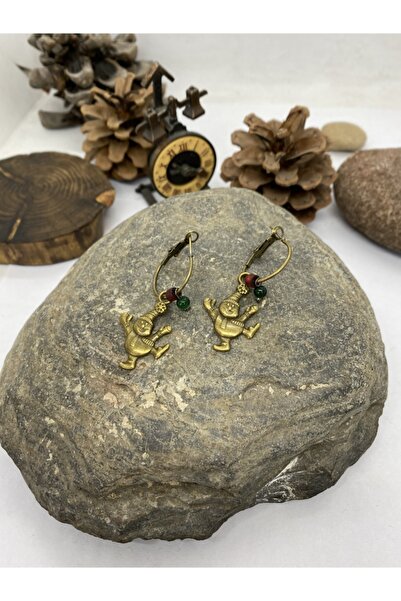 Porsuk Alternatif أقراط المهرج المصنوعة يدويا