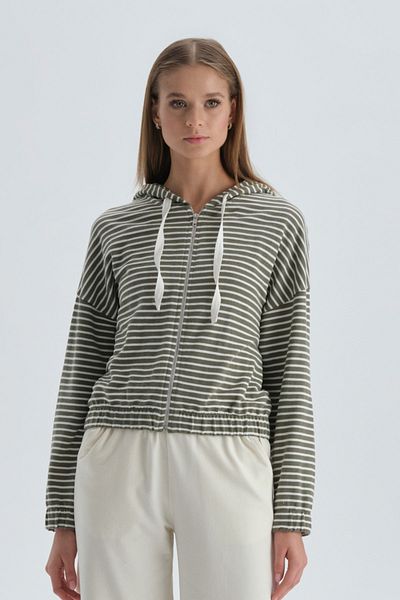 Dagi Sweatshirt - Khaki - Regular Fit