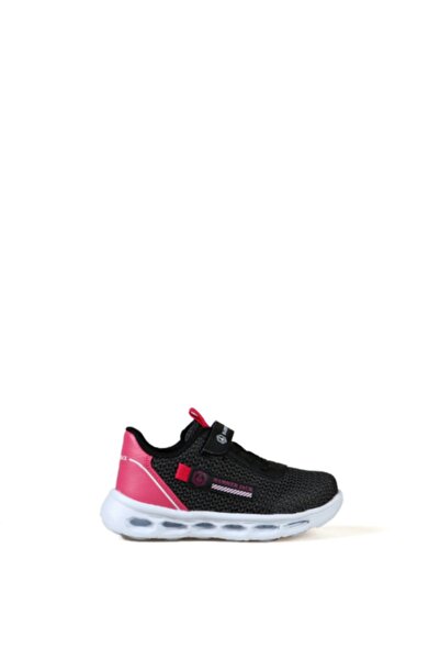 Hammer Jack Pali Siyah Pembe Işıklı Çocuk Ayakkabı 566 1213-p