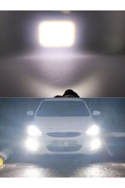 HR PAK 9005 Led Xenon Uyumlu Led Zenon Lazer Far Ampülü Beyaz Şimşek Etkili