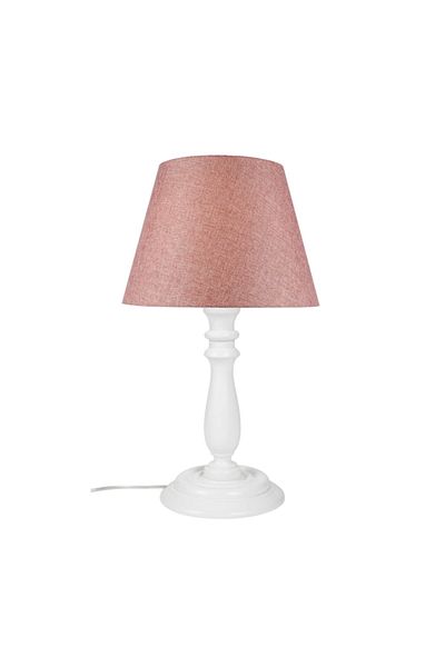 Tuğbasan Pawn Lampshade White Leg/Dried Rose Hat