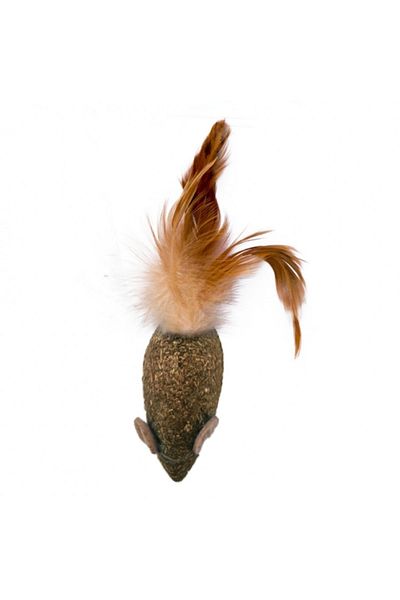 Eastland Catnip Mouse Shaped Furry Cat Toy 4.8 cm