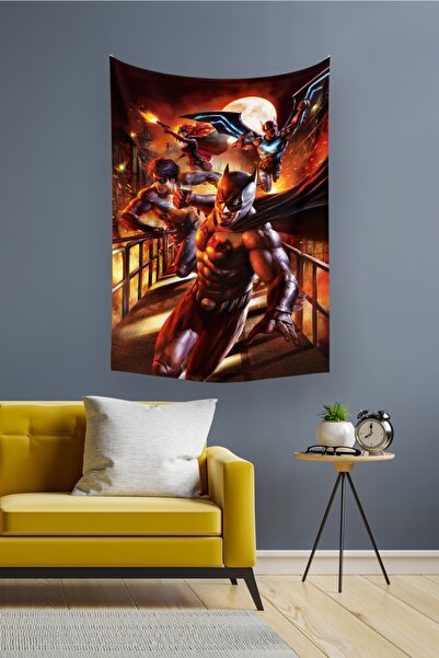 Vagonik Batman Dc Duvar Örtüsü Halısı 140 X 100 Cm-70x100 Cm