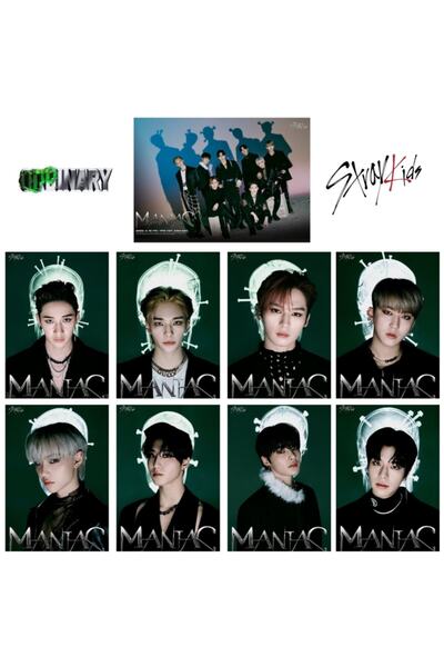 Kpop Dünyasi Stray Kıds Oddınary '' Maniac '' Poster Set (a4 Ebatlarında)