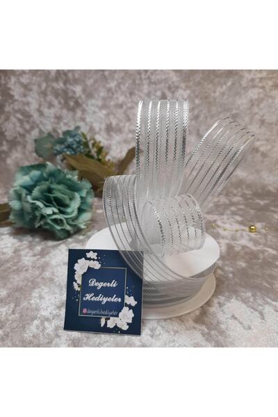 Değerlihediyeler 2,5 Cm Panglică Gri 20 Mt.