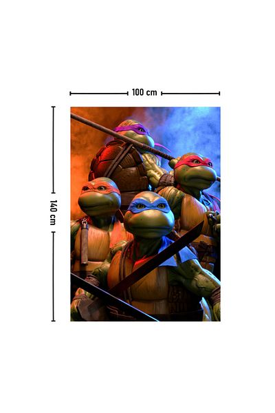 Vagonik Ninja Turtles Ninja Turtles Dc Ταπετσαρία Τοίχου Μοκέτα 140 X 100 cm -70x100 cm
