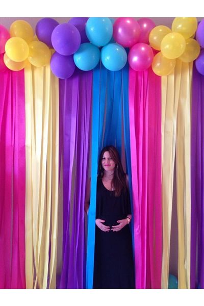 HBK 50 Pieces Yellow Pink Blue Purple Balloons