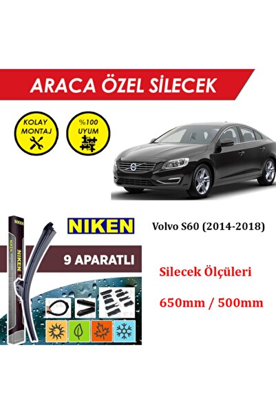 MeyZone Volvo S60 Ön Cam Silecek Takımı (2014-2018)