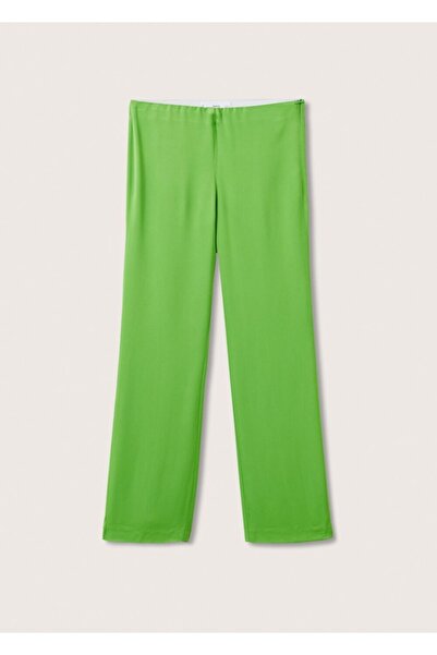 MANGO Woman Düz Kesim Dökümlü Pantolon