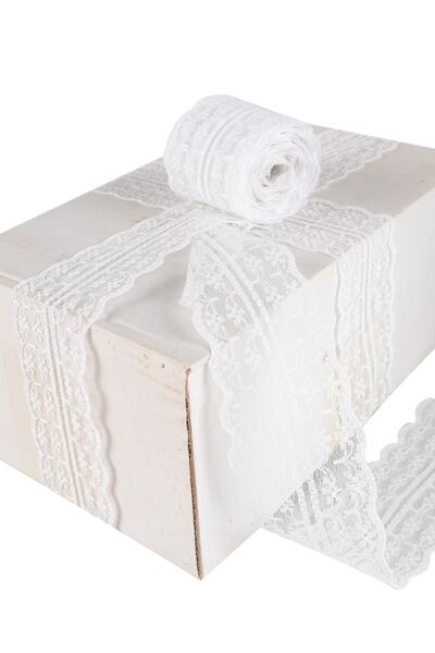 Kına Atölyesi 20 Mt Dantel Kurdela Çift 4 Cm