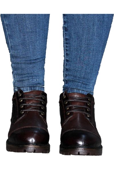 GokceKundura06 Unisex Δερμάτινες Μπότες - Snow Winter Seasons