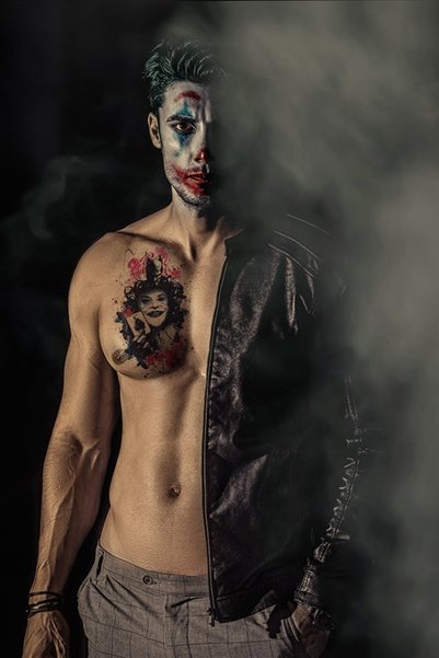 TAKIŞTIR Geçici Joker Dövme Tattoo