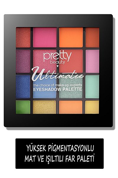 Pretty Beauty Ultimate 16-piece Eyeshadow Set