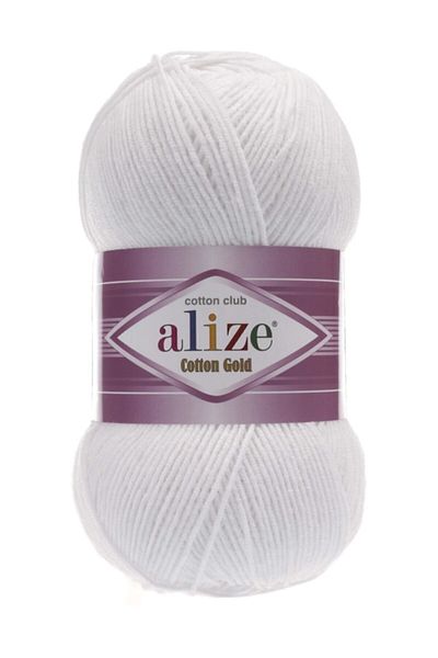 Alize Βαμβακερό Χρυσό Πλεκτό Νήμα 1 Συσκευασία των 5