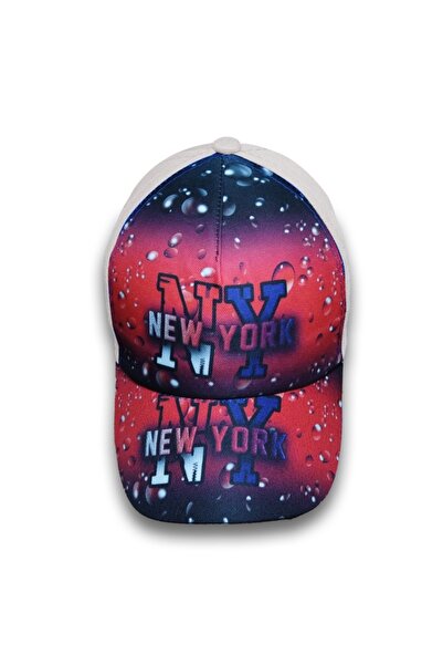 Kardelen Butik Denizli (Water Drop) Waiter Size Unisex Ny Hat (8-12 Years) (Beige)