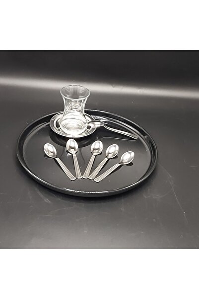 Hibana Tea Spoon 6 Pieces - Feeling (11 Cm-1,2 Mm-304 Quality Steel)