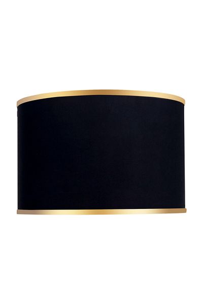 MINIMAL ETICARET VE BILGI TEKNOLOJILERI Viscose 30x30x21 Black Cylinder Lampshade Head