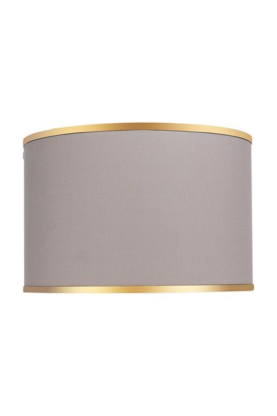 MINIMAL ETICARET VE BILGI TEKNOLOJILERI Viscose 30x30x21 Mink Beige Cylinder Lampshade Head