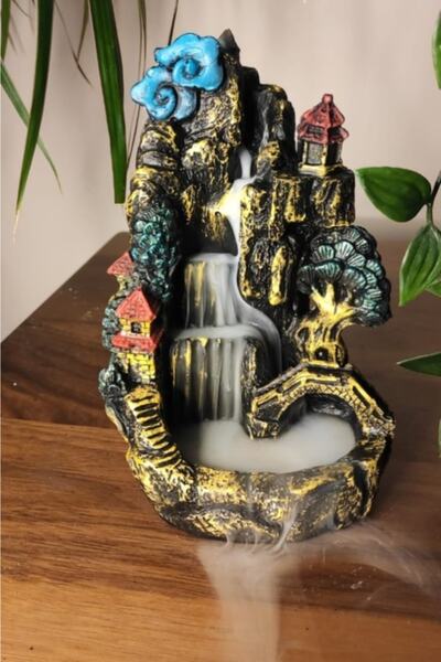 Lina Art hediyelik Dağ Geri Akış Şelale Tütsülük