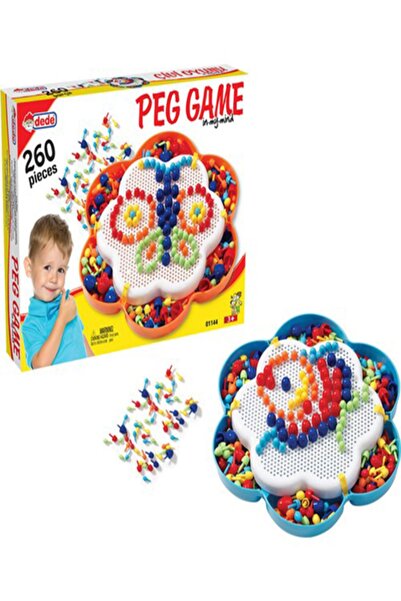 DEDE Çiçek Çivi Oyunu 260 Parça