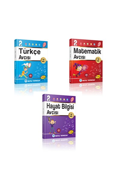 Mutlu Yayıncılık 2.sınıf Matematik +Türkçe+Hayat Bilgisi Avcı Serisi