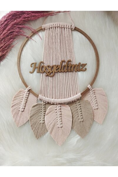 hasıratolyem Στολίδι πόρτας μακραμέ