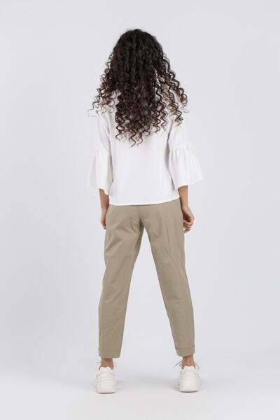 DMB BOYS & GIRLS Kız Çocuk 8-14 Yaş Önden Tokalı Kız Pantolonlu Takım