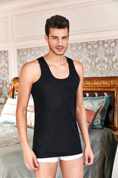 Muraty Tricou negru pentru bărbați Berrak 6 pachet