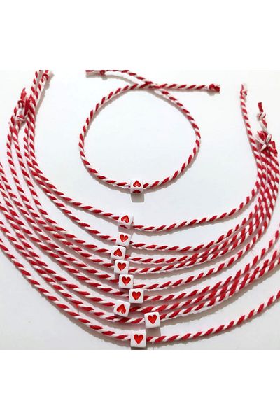 Miomundo 8 March International Women's Day / Marteniçka Bracelet / Wish-luck Bracelet 10pcs