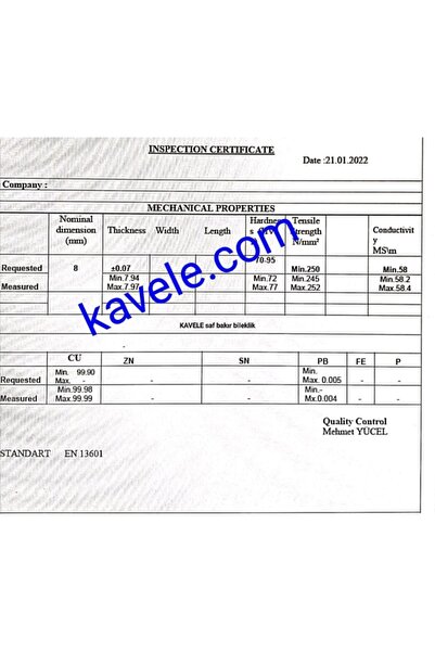 KAVELE Nas Ayetli %100 El Yapımı Saf Bakır Bileklik Hediye-şifa Için