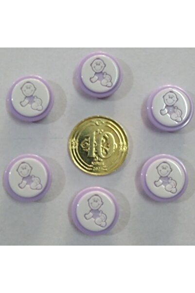 Elit Bebek Yelek Düğmesi Lazer Çizim-6 Adet